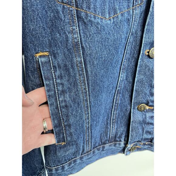 Vintage Disney Store Mickey Mouse Y2K 2000 Jean Jacket Mens Small Oversized - Picture 9 of 12